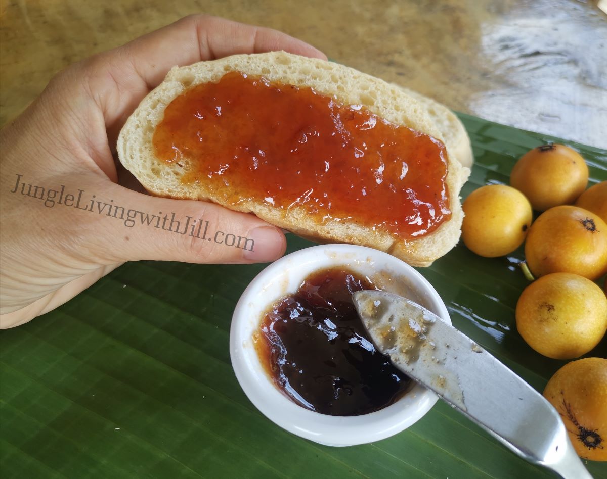 Jam made from lemon drop mangosteen fruit